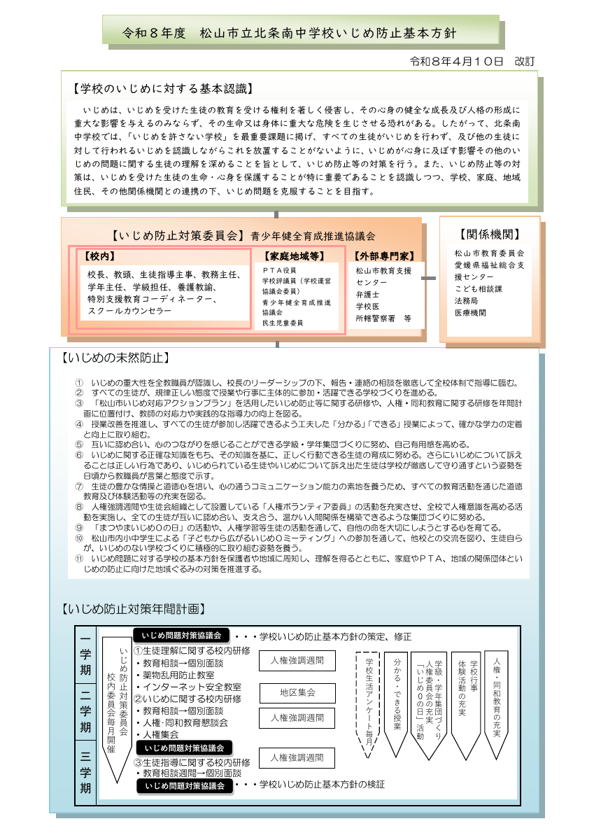 R8 いじめ防止基本方針.pdfの1ページ目のサムネイル